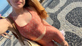 Shorts Slim Scarlet flower