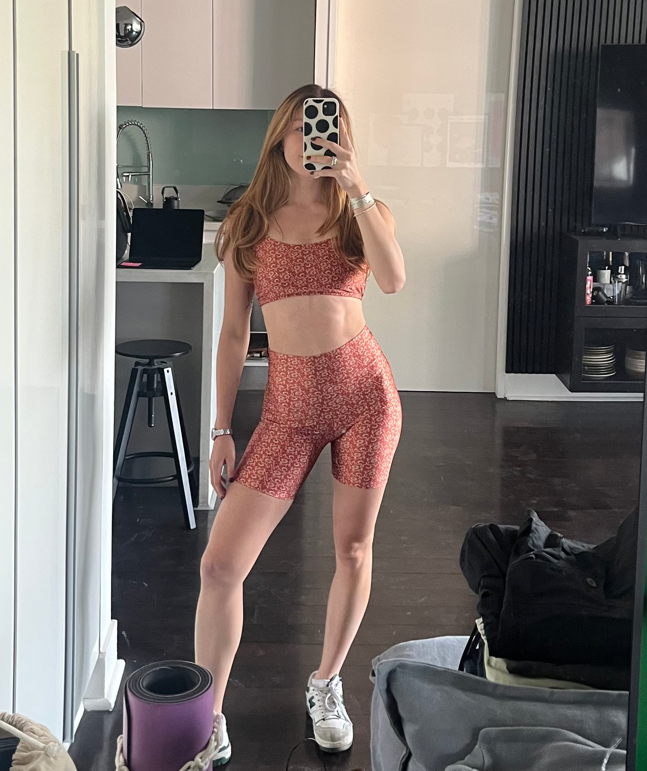 Shorts Slim Scarlet flower
