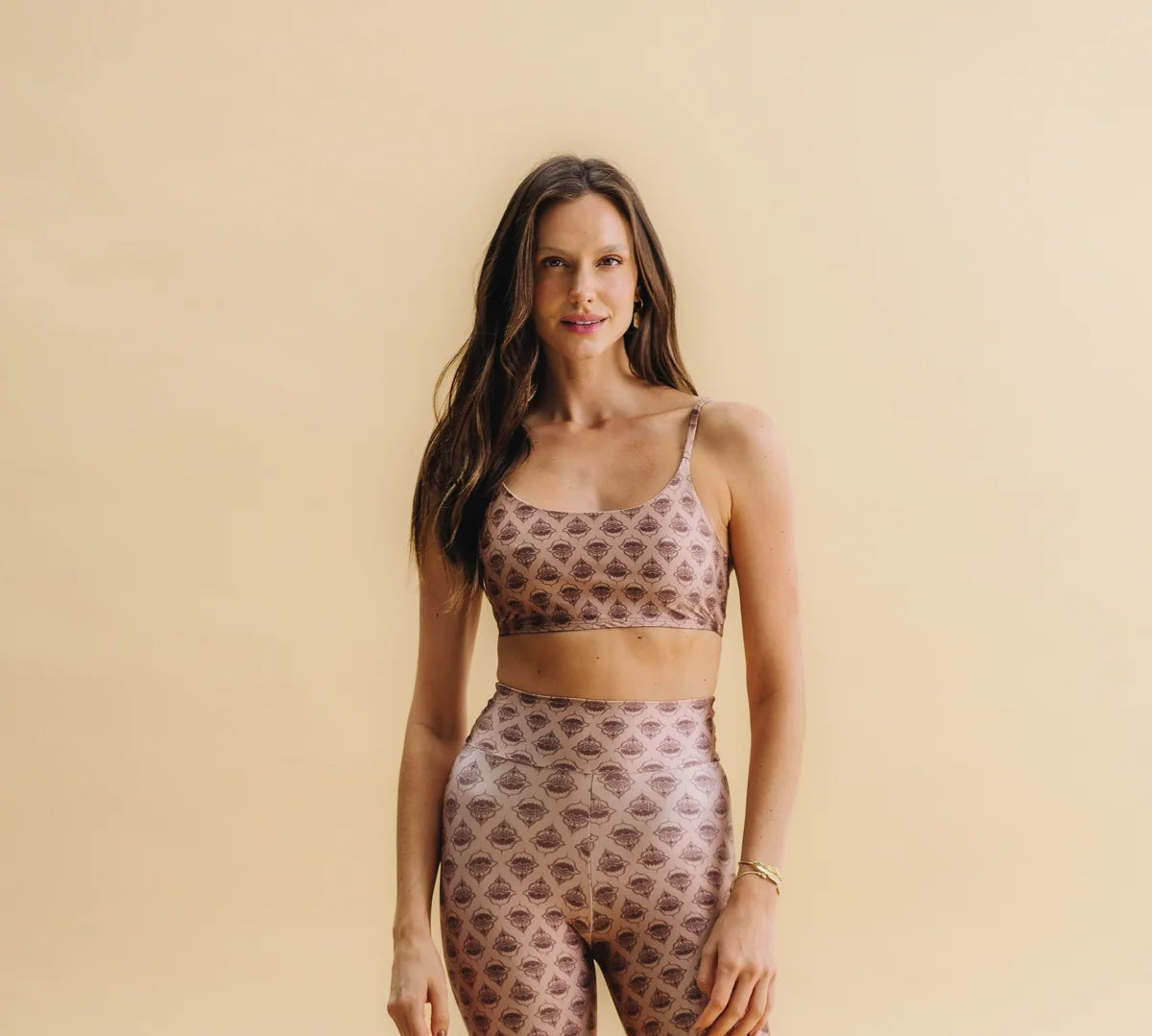 Leggings Slim Hamsá Mocha